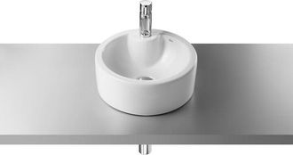 Roca Roca - Lavabo de porcelana de sobre encimera terra