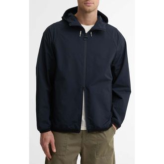Barbour Stoneport Showerproof Hooded Jacket in Dark Navy at Nordstrom, Size Xx-Large