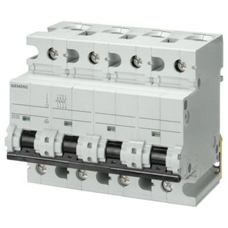 SIEMENS Interruptor De Circuito De Siemens 4p 80a 10ka Tipo C 6 M&oacute;dulos