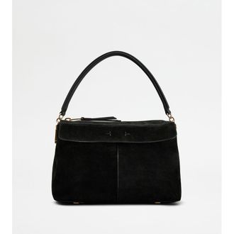Tod's Tods T Case Bauletto in Suede Small