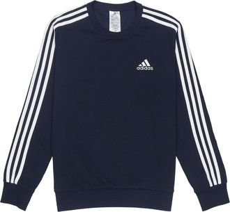 adidas Casual Sports Round Neck Stripe Pullover Dark Blue GK9079