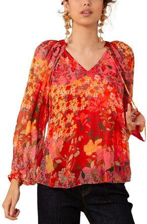Hale Bob Hale Bob Carmen Silk-Blend Blouse