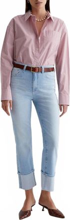 AG - Adriano Goldschmied Saige Crop Jean In 24 Years Sunkissed