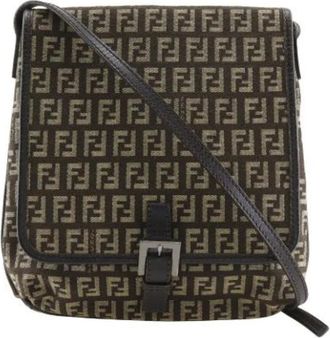 Fendi Pre-owned Cross Body Bags, female, Brown, Size: ONE SIZE Pre-owned Cross Body Bag