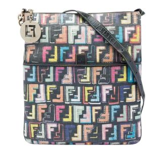 Fendi Pre-owned Canvas Crossbody Bag - Dames - Pre-owned - Veelkleurig - Maat: ONE Size Zijde