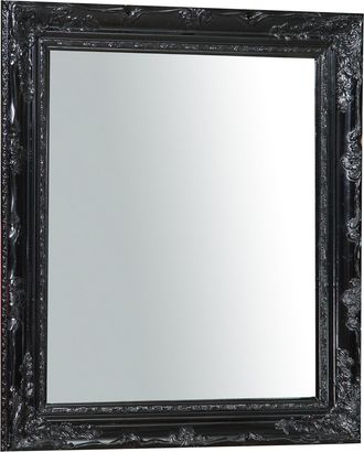 Biscottini International Biscottini - Espejo De Pared De Colgar Vertical/horizontal 64x4x74 Cm Acabado Con Efecto Nigro L