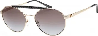 Michael Kors Mens MK1083-10148G-55 MK1083 55 10148G Milos Sunglasses - Gold - One Size
