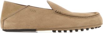 Tod's Tods Beige Suede Loafers