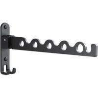 OEM Tendedero Plegable De Pared De Aluminio Negro, Tendedero De Ba&ntilde;o Negro - Crezuo