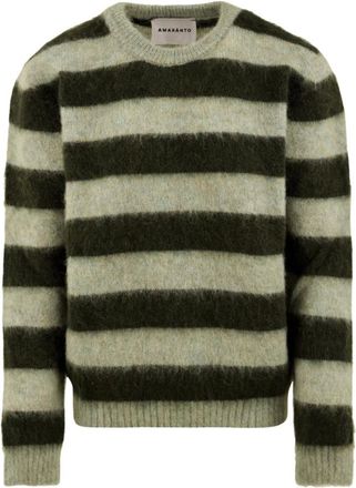 Amaranto Jersey de cuello redondo - Knitwear - Hombre - Verde - S