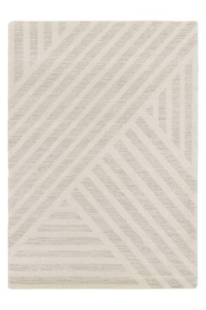 AFK Living Alfombra ultrasuave de estilo escandinavo beige 200 x 290 cm