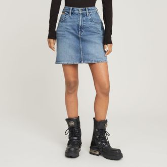 G-Star Viktoria Short Skirt Clean Edge - Midden blauw - Dames