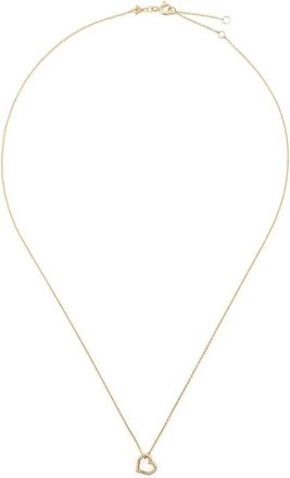 Aliita Gouden Hart Hanger Ketting - Dames - Kettingen - Geel - ONE Size - Accessoires