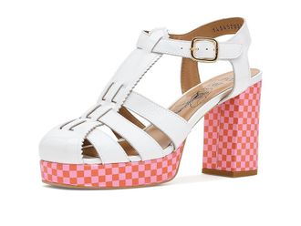 FLY London Evit452fly Womens Sandals White : EU 41 (US Womens 10-10.5) M, Leather