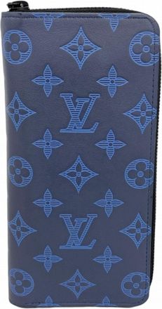 Louis Vuitton Navy Long Wallet (Bi-Fold) (Pre-Owned)