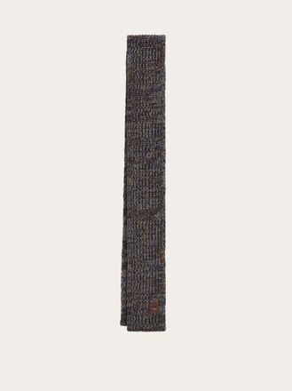 Ferragamo Men Skinny scarf Blue