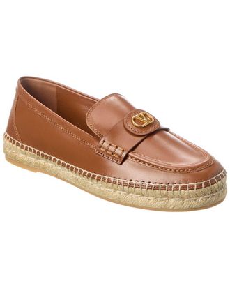 Valentino Vlogo Signature Leather Loafer