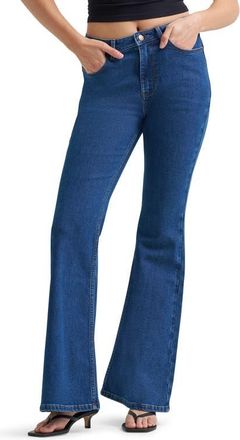 Wrangler Western High Waist Flare Leg Jeans in Wyoming at Nordstrom, Size 24
