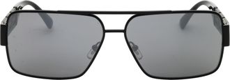 Versace VE2290 Metal Frame with Tinted Lenses Sunglasses - Black