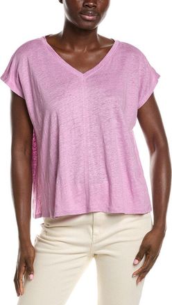 Eileen Fisher Eileen Fisher V-Neck Square Linen T-Shirt