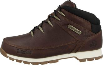 Timberland Mens Euro Sprint Hiker Brown Beige Leather Boots 8.5 UK