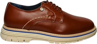 Pollini Heren, Schoenen, Bruin, Maat: 39 EU Leer