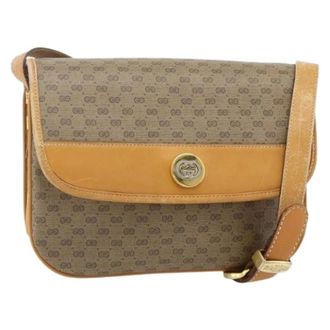 Gucci Pre-owned Cross Body Bags, female, Brown, Size: ONE SIZE Pre-owned Vintage Shoulder Bag