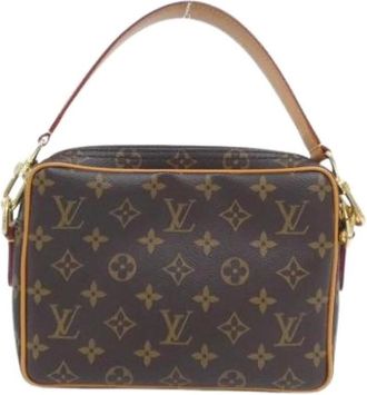 Louis Vuitton Borsa a spalla Pre-owned in tela rivestita - - Pre-owned - Donna - Marrone - ONE SIZE