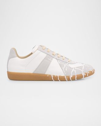 Maison Margiela Men & apos;s Replica Suede Low-Top Sneakers