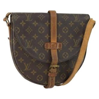 Louis Vuitton Pre-owned Cross Body Bags, female, Brown, Size: ONE SIZE Pre-owned Canvas Cross Body Bag