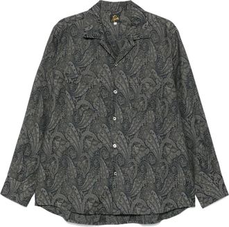Needles Camicia con stampa paisley - Blu