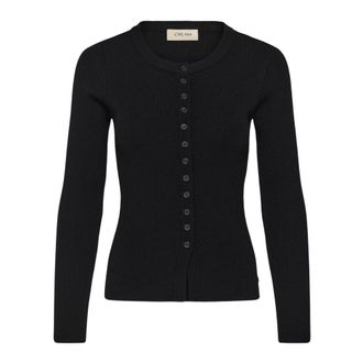 Cream CRDela Gebreide Cardigan - Dames - Truien - Zwart - Maat: XS Nylon