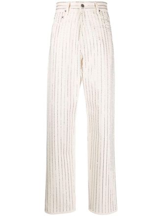 Golden Goose High waist broek - Wit