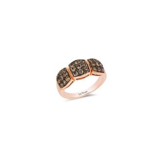 Le Vian Ladies Euphoria Chocolate Rings set in 14K Strawberry Gold
