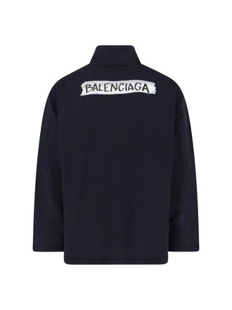 Balenciaga Mens Sweaters Black Cotton