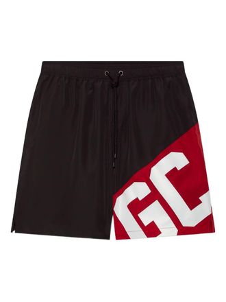 GCDS Essentials Band-logo swim shorts - men - Polyester - M - Black