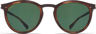 Mykita Siwa/S Polarized 711 Womens Sunglasses Tortoiseshell Size 47