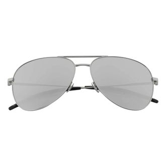 Saint Laurent Aviator Zonnebril - Heren - Accessoires - Wit - Maat: ONE Size
