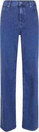 Frame Denim Le Slim Palazzo Jeans - Dames - Regular Fit Jeans - Blauw - W30 - Katoen - Jeans