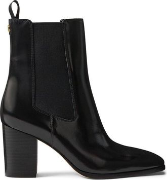Ralph Lauren Halfhoge Chelsea-laarzen in leer, RLYN
