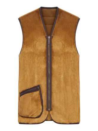 Barbour REVERSIBLE FLEECE VEST WITH ZIP - Barbour - Man