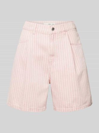 Mango Loose Fit Shorts mit Bundfalten Modell MARINA in Pink, Gr&ouml;&szlig;e 34