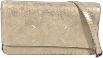 Maison Margiela Wallet on Chain Medium - Dames - Portefeuilles - Grijs - ONE Size - Leer - Accessoires