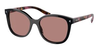 Prada PR 22ZS 12O10D Womens Sunglasses Black Size 53