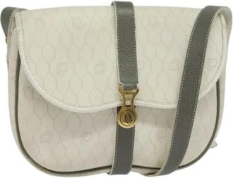 Dior Pre-owned Cross Body Bags, female, White, Size: ONE SIZE Pre-owned Plastic Shoulder Bag