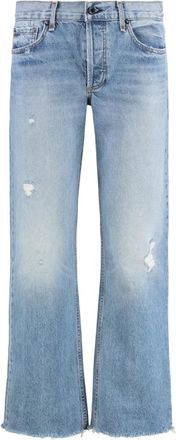 ASKK NY Jeans con orlo sfrangiato - Blu