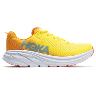 Hoka One One Hoka Rincon 3 Synthetic Textile Mens Low Top Trainers - Illuminating Radiant Yellow - Size:UK 10.5