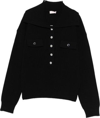 Liu Jo Ribbed Knit Sweater