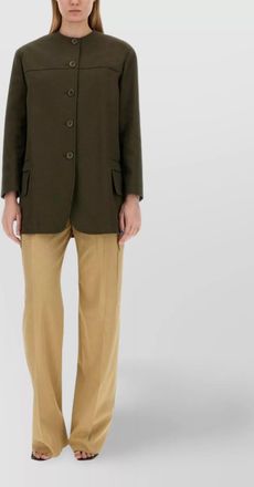 Max Mara cotton fitted jacket