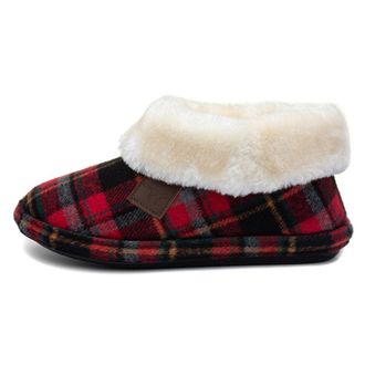 Jo & Joe Glenroyal Womens Red Tartan Bootie - Size 6 UK - Red